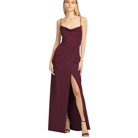 Sachin + Babi Dresses & Skirts - Sachin & Babi Paulina Gown Deep Wine Size 2 New With Tags wedding formal